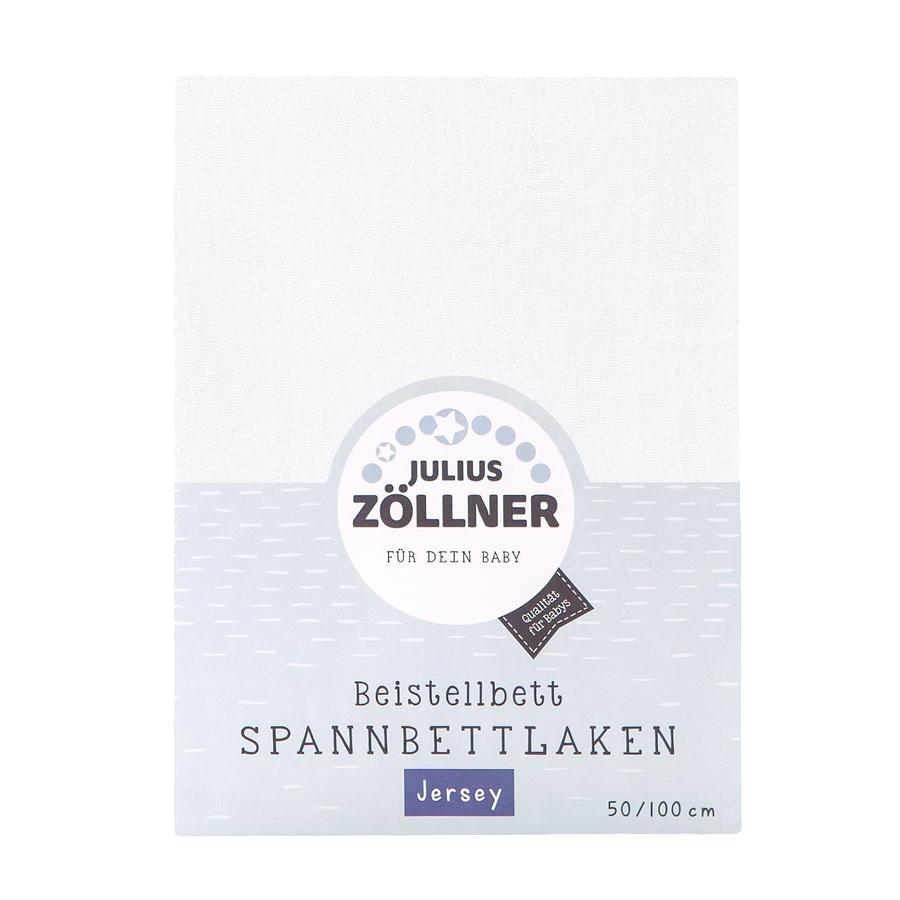 JULIUS ZÖLLNER Fitted sheet Jersey hvid 50x100 cm