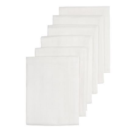 Meyco Mullwindeln 6er-Pack weiß 70 x 70 cm