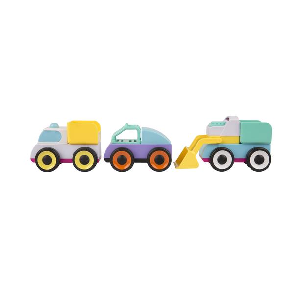 playgro  Toy Cars Mix &amp; Match 3 szt.