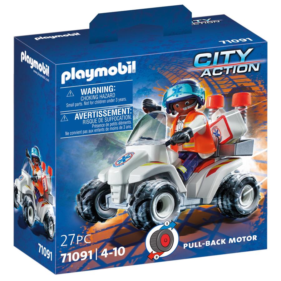 PLAYMOBIL  ® CITY ACTION Rescue Speed Quad 71091
