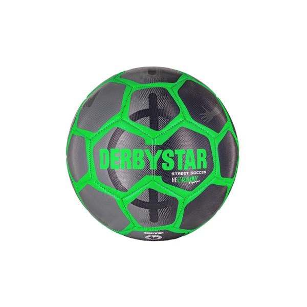 XTREM Toys and Sports - Derbystar STREET SOCCER domácí fotbalový míč velikost 5 neonově zelená