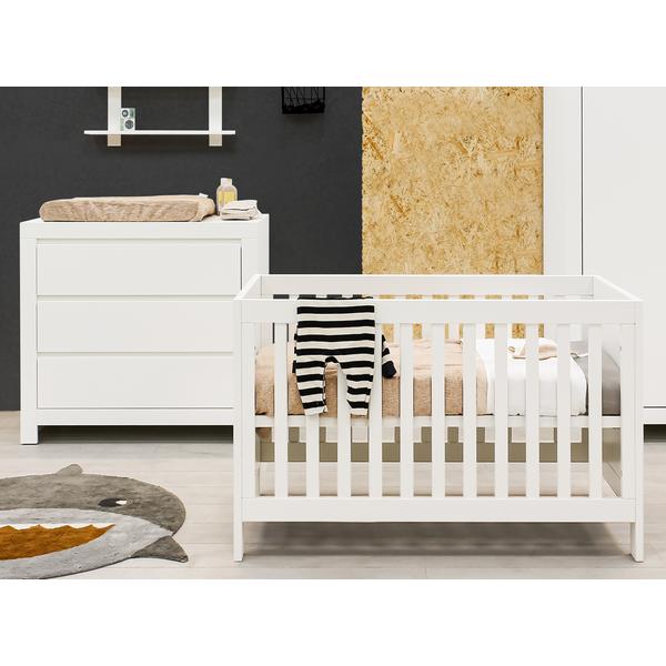 Bopita Babyværelse Thijn 2-delt 60 x 120 cm hvid 