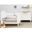 Bopita Babykamer Belle 2-delig 60 x 120 cm wit met aankleedplateau