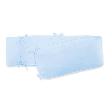 BEMINI Nestchen Laufgitter Pady softy + terry Helles blau