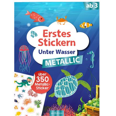 arsEdition Erstes Stickern Metallic – Unter Wasser