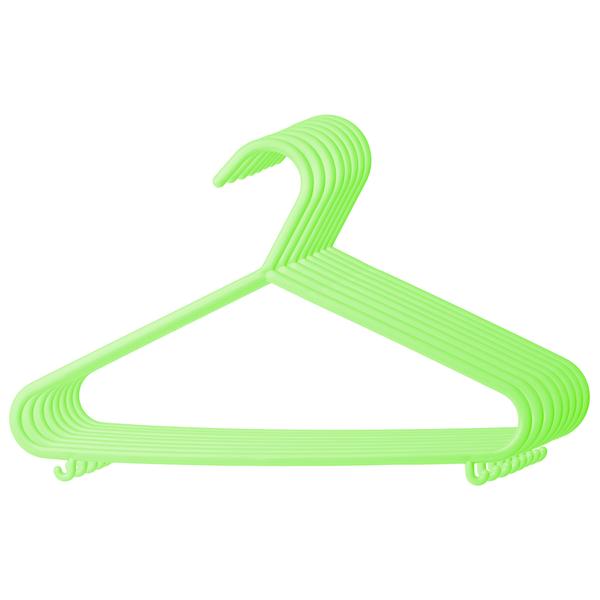bieco Kleiderbügel aus Kunststoff 8 Stück grün