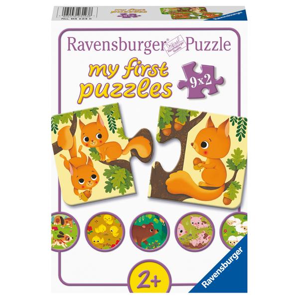 Ravensburger Mi first puzzle - Los animales y sus hijos
