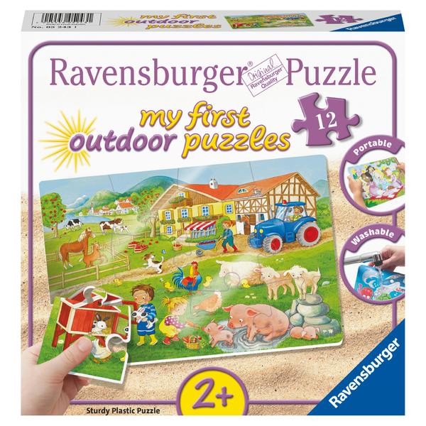 Moje pierwsze puzzle "Na farmie" 12 elementów - Ravensburger