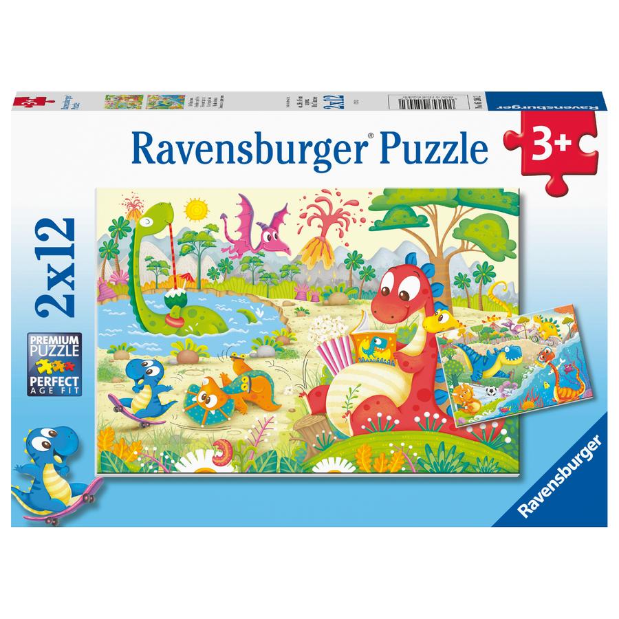 Ravensburger Puzzle 2x12 Teile - Lieblingsdinos