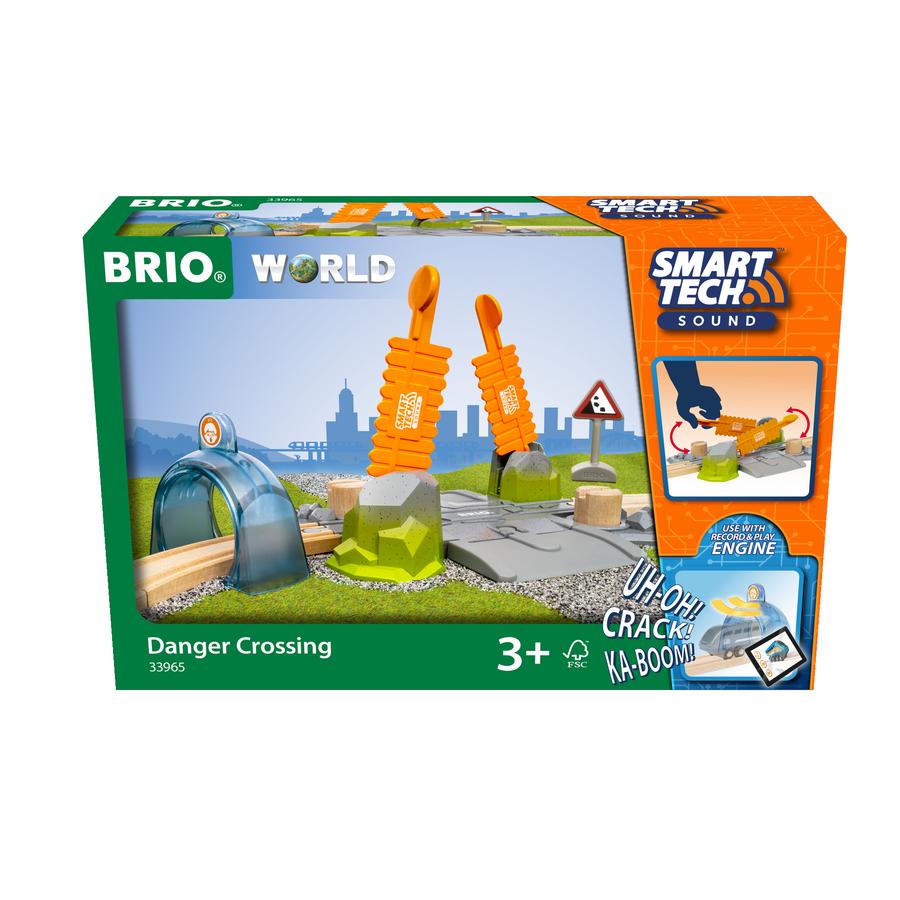 BRIO ® Smart Tech Geluid Avontuur Spoorwegovergang
