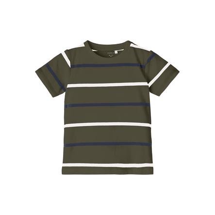 name it T-Shirt Nmm donny Olive Night 