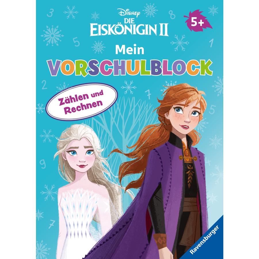 Ravensburger Disney Die Eiskönigin 2 Mein Vorschulblock: Zählen und Rechnen