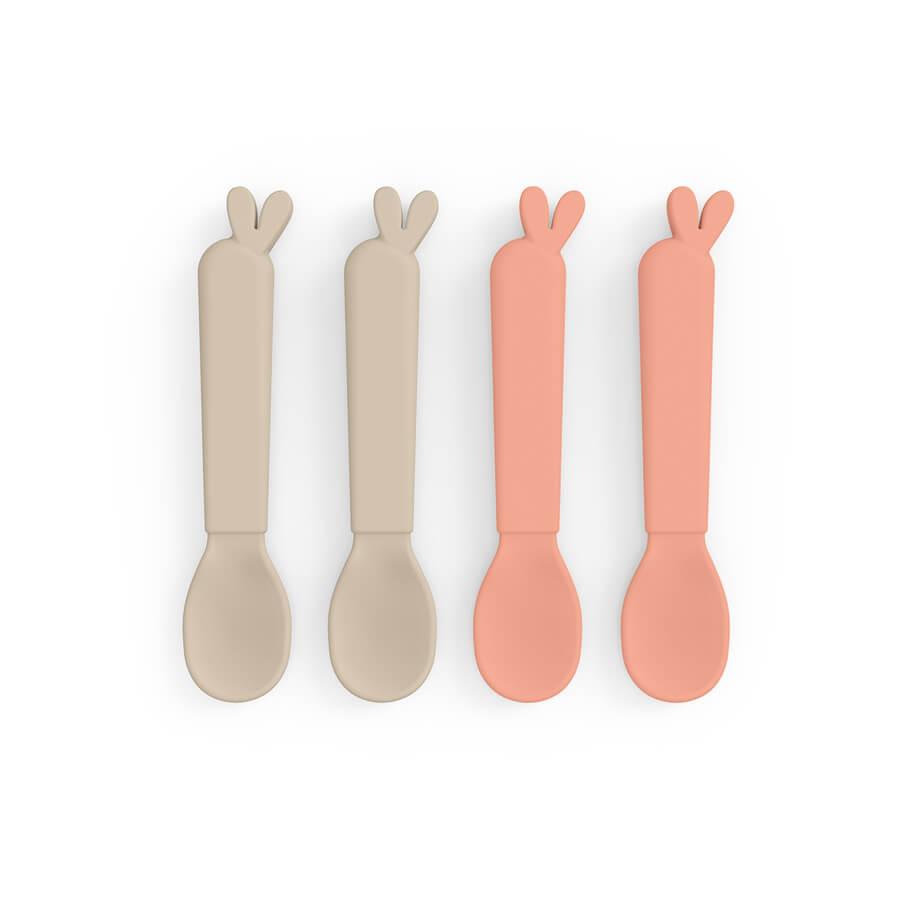 Done by Deer ™ Kiddish Spoon 4-pack Lalee Sand /Coral