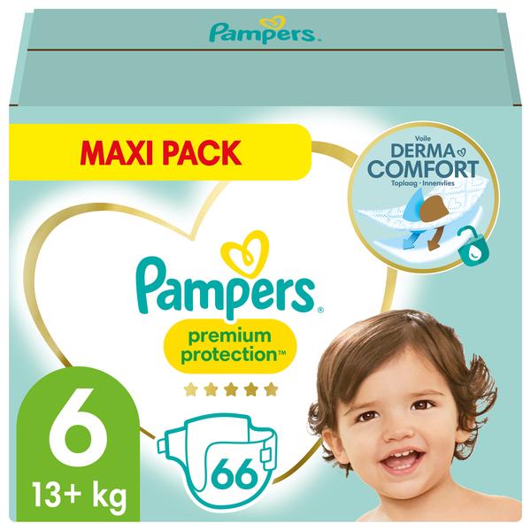 Pampers Premium Protection , Gr.6 Extra Large , 13-18kg, Maxi Pack (66 pieluch)