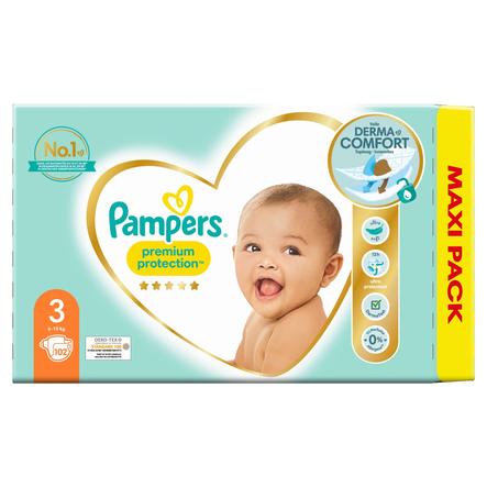 Pampers Premium Protection, Gr.3 Midi, 6-10kg, Maxi Pack (1x 102 Windeln)