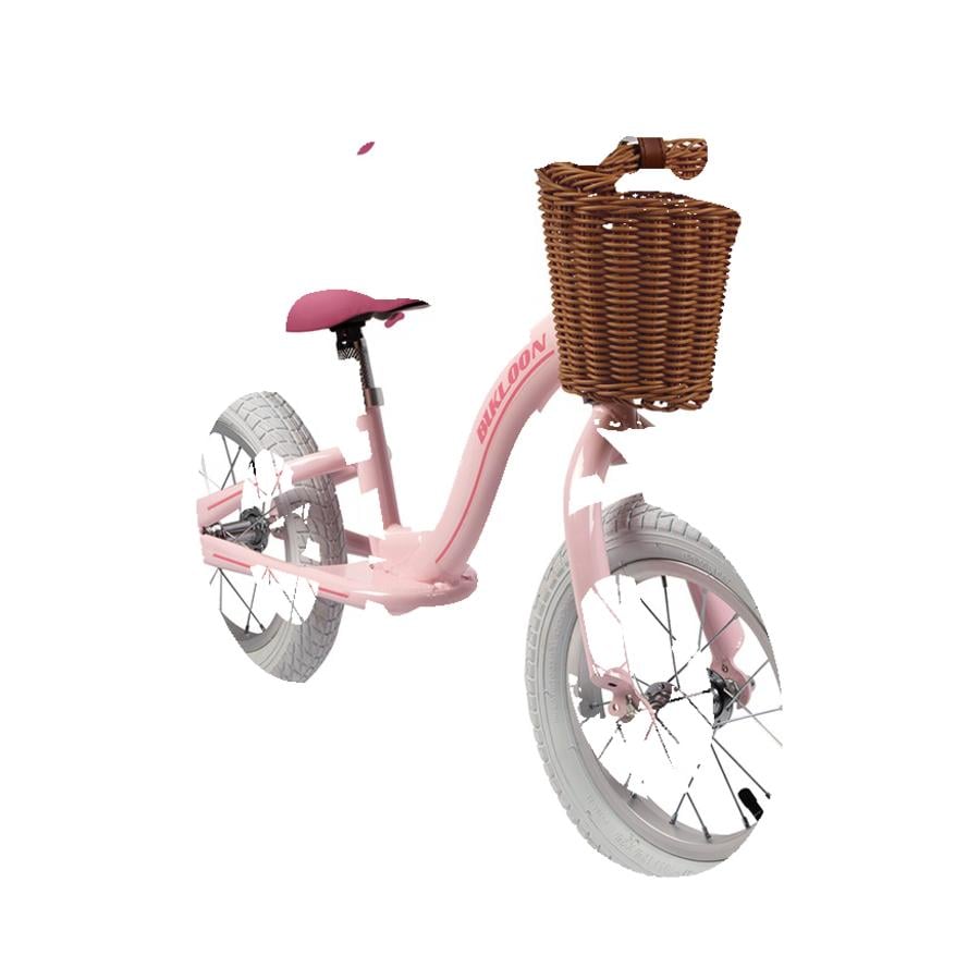 Janod Vintage-Bikloon Odrážedlo - kolo růžové s košem