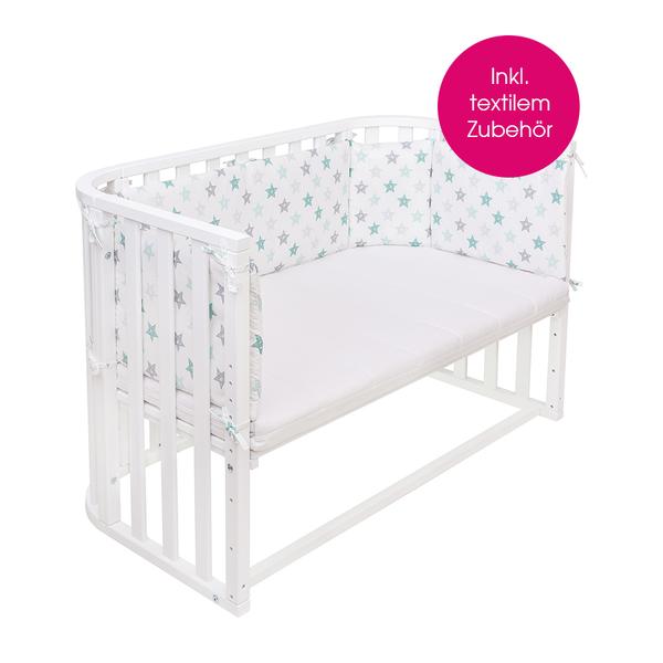pink or blue Lettino co-sleeping ARIANNA bianco con 
