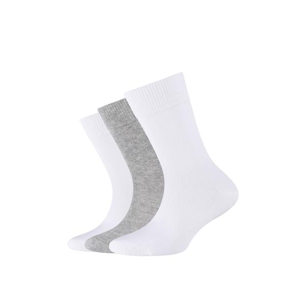 Camano Ponožky bílé 3-pack organic cotton 