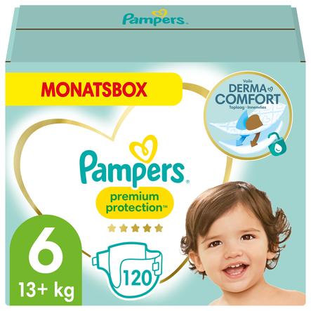 Pampers Premium Protection, Gr.6 Extra Large, 13-18kg, Monatsbox (1x 120 Windeln)