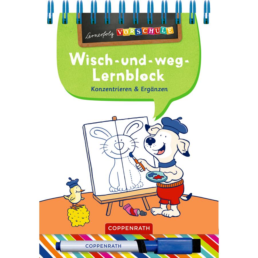 SPIEGELBURG COPPENRATH Lernerfolg Vorschule: Konzentrieren&Ergänzen (Wisch&weg-Lernblock)