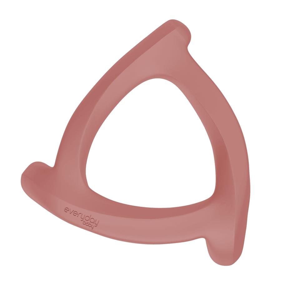 Everyday Baby bijtring silicone, nature rood