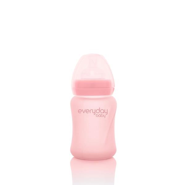 everyday baby Biberon in vetro Healthy+ 150 ml, rosa