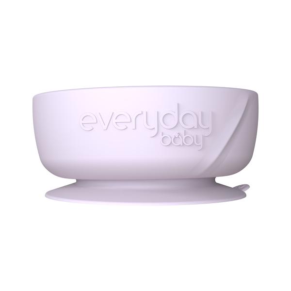 everyday® baby Esslernschüssel mit Saugfuß Silikon, light lavender