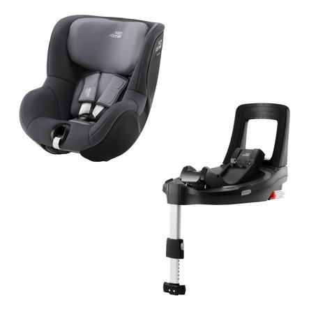 Britax Römer Kindersitz Dualfix 3 i-Size Midnight Grey inklusive Flex Base iSENSE