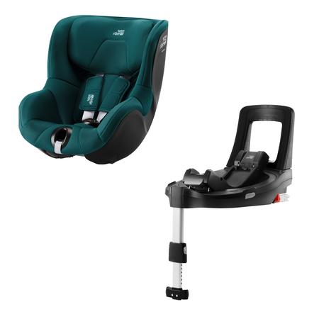 Britax Römer Kindersitz Dualfix 3 i-Size Atlantic Green inklusive Flex Base iSENSE