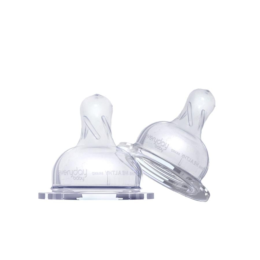 everyday Baby Healthy Plus speen, silicone maat M, 2 st.
