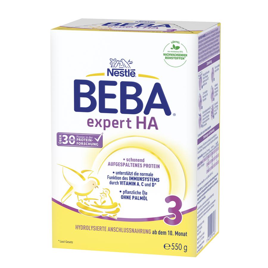 Nestlé Anfangsnahrung BEBA EXPERT HA 3 550 g ab dem 10. Monat