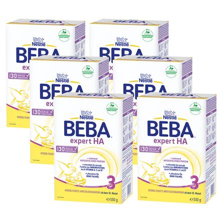 Nestlé Anfangsnahrung BEBA EXPERT HA 3 6x 550 g ab dem 10. Monat