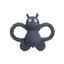 Filibabba Teething Ring Felix the Fly Natural Rubber - Muddly Blue