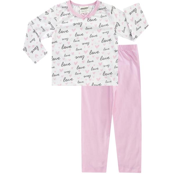 JACKY Pyžamo 2ks růžové vzorované