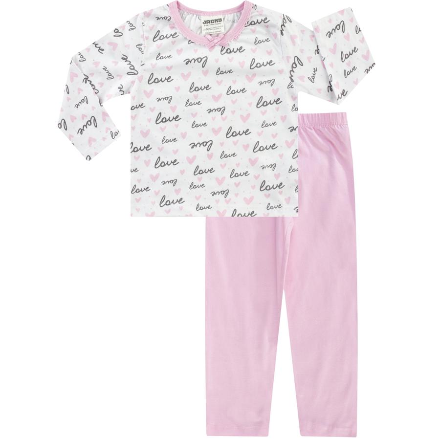 JACKY pyjamas 2stk rosa mønstret