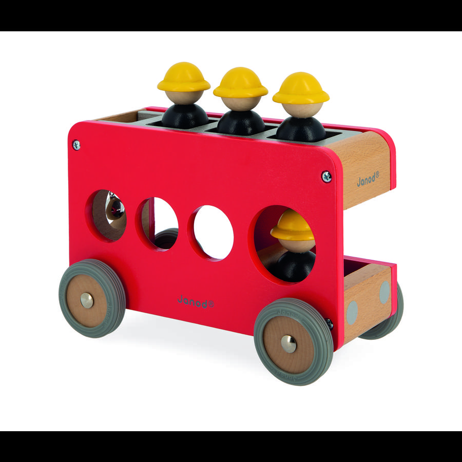 Janod® Figurine camion de pompier Bolid bois