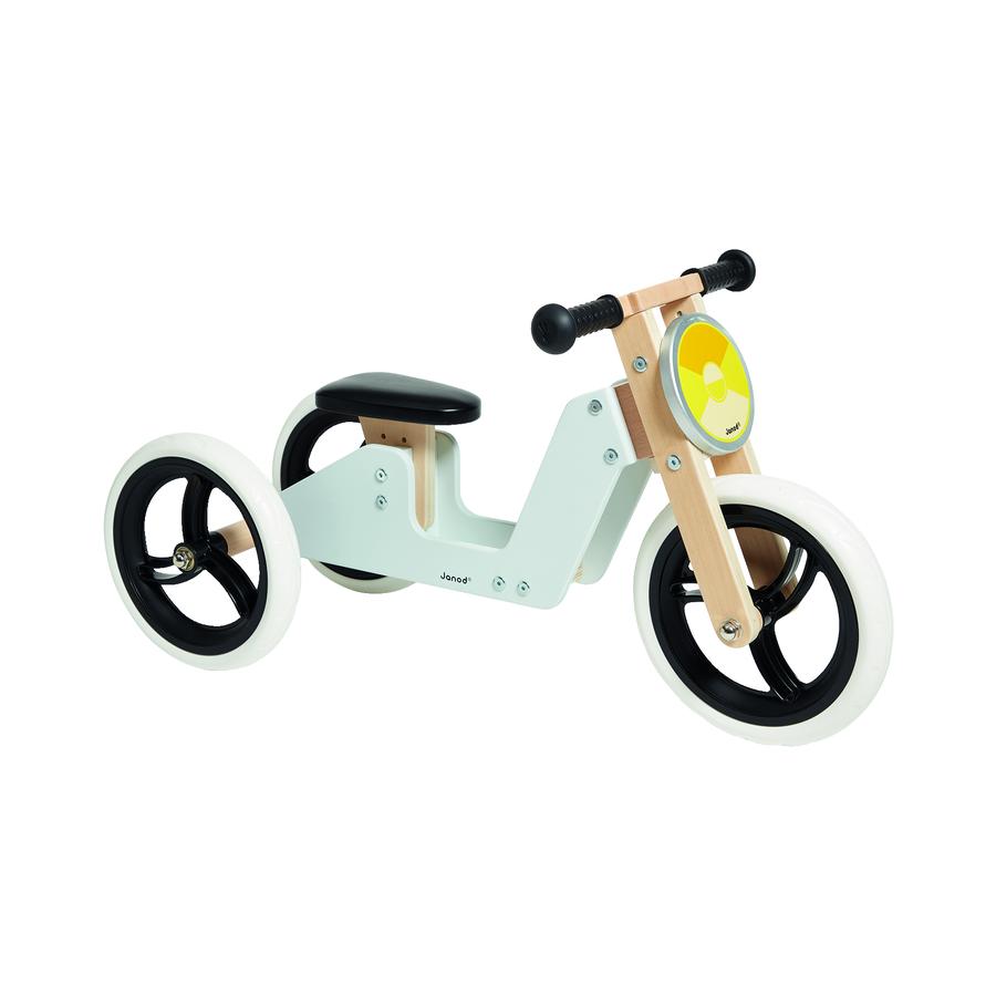 Janod ® 2-i-1 trehjuling