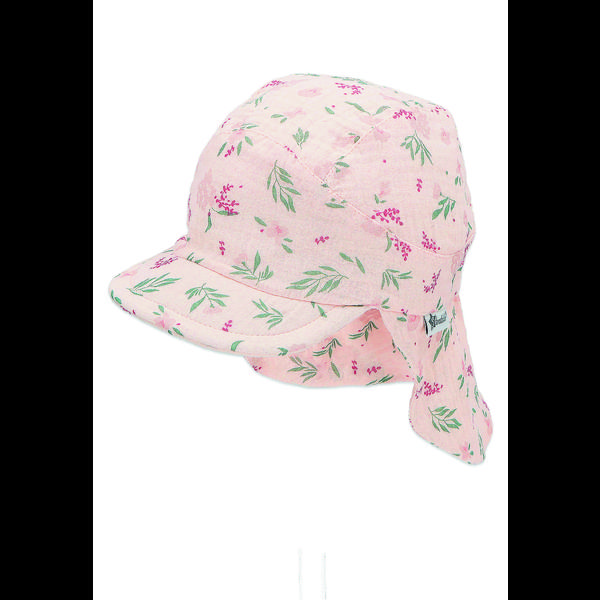 Sterntaler Peaked cap med nackskydd rosa