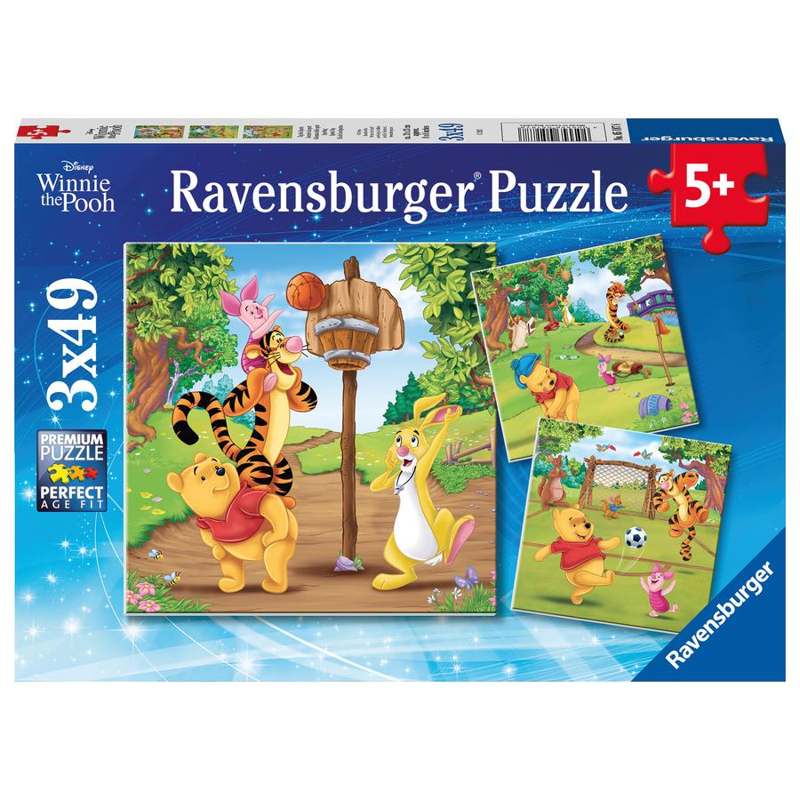 Ravensburger Puzzle 3 x 49 dílků Den sportu