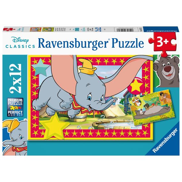 Ravensburger 2x12 Puzzle - eventyret kalder!