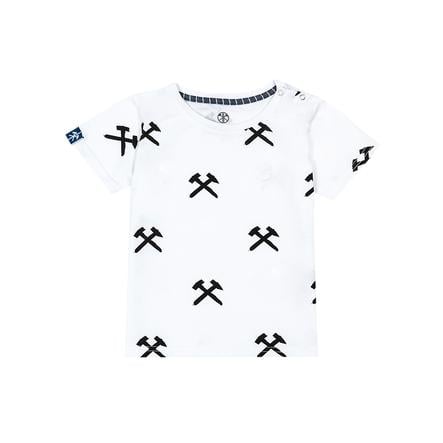 Kohleknirpse T-Shirt Hamer &amp; Strijkijzer Wit/Carcoal