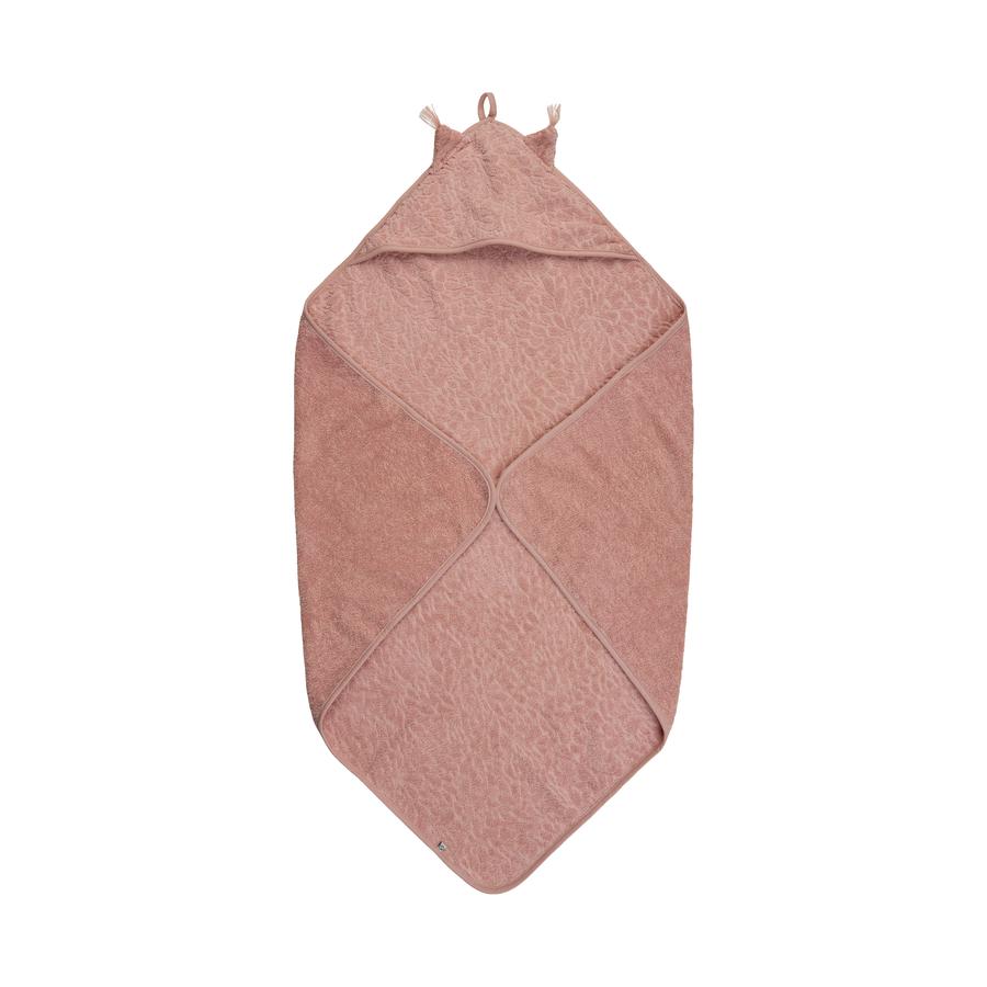pippi Badehåndkle med hette Misty Rose 83 x 83 cm