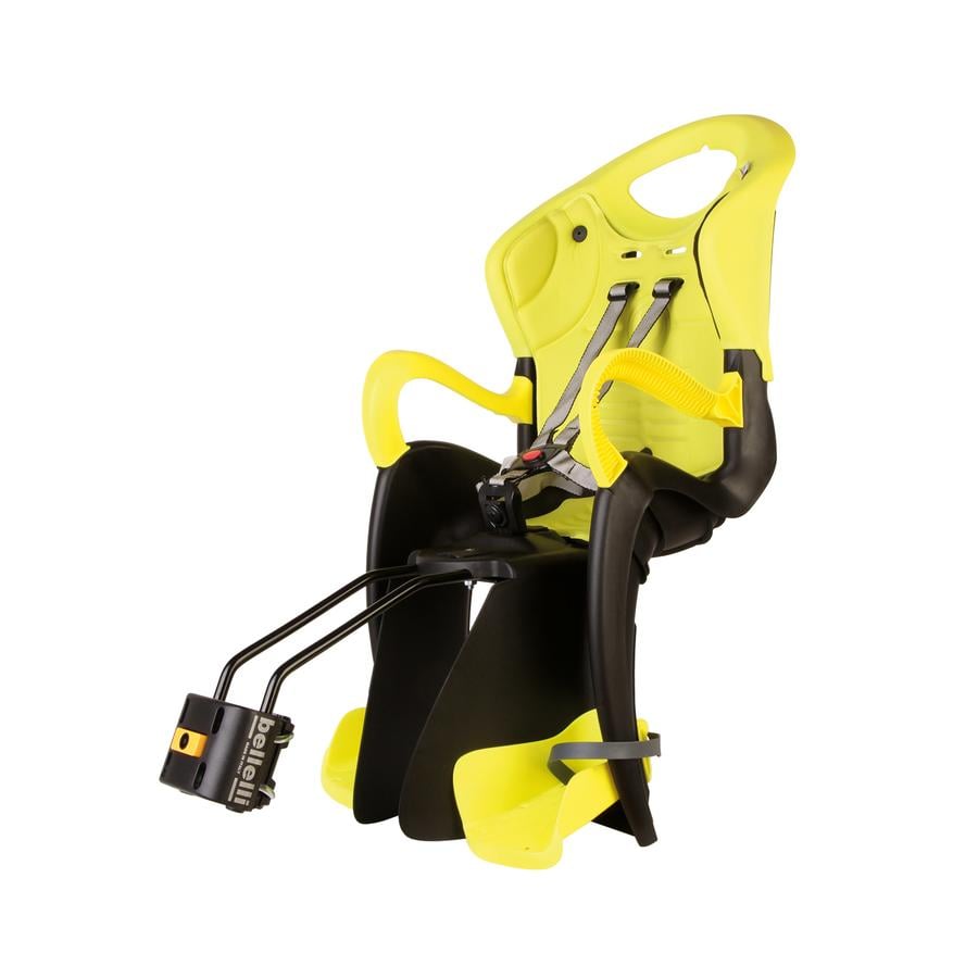 BELLELLI Fotelik rowerowy Tiger B-Fix mocowanie do ramy Yellow HI VIZ