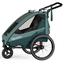 Qeridoo ® Sportrex1 remolque de bicicleta para niños Limited Edición Azul Minera
