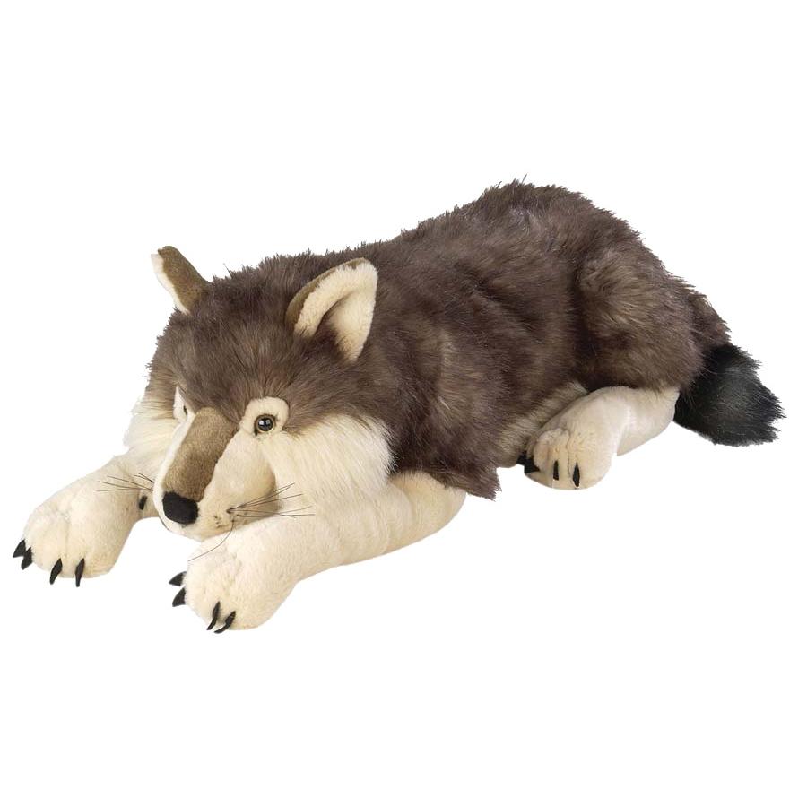 Wild Republic Plysdyr Cuddle kins Jumbo Wolf