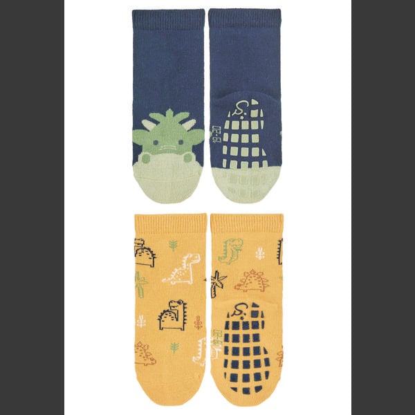 Sterntaler ABS Socks Double Pack Dragon and Dinos marine 