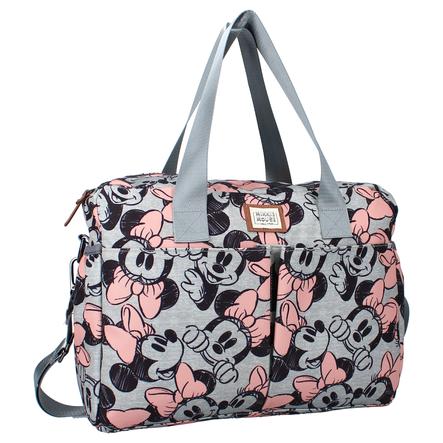 Kidzroom Sac à langer Minnie Mouse Cuddles All Day gris rose