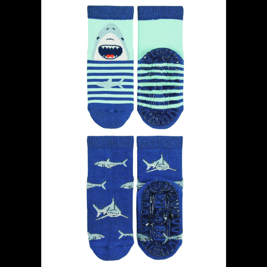 Sterntaler Flocon de carrelage Air double pack requins bleu