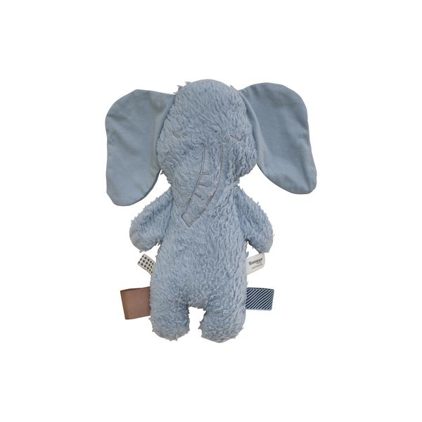 Snoozebaby ORGANIC Olly Elephant , Fresh Blue