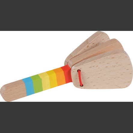 goki Castañuela juguete madera Arco Iris